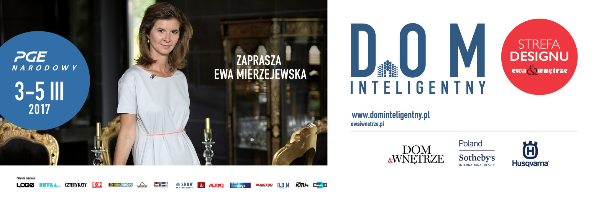 DOM INTELIGENTNY i STREFA DESIGNU ewa & wnętrze 2017 ponownie w Warszawie!