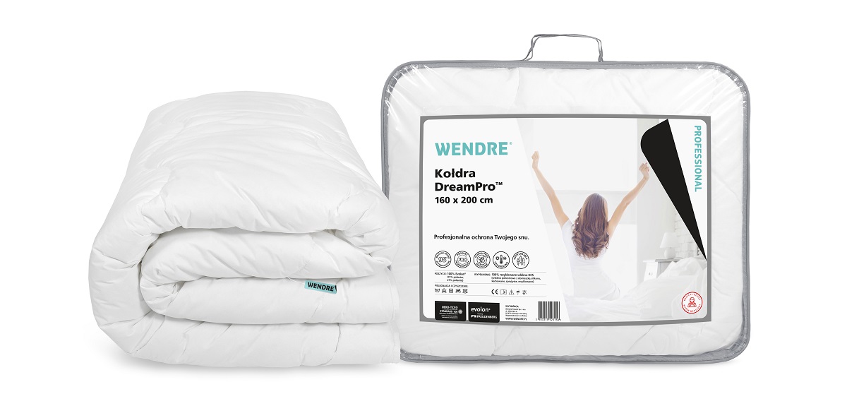 DreamPro™ – nowa generacja profesjonalnych kołder i poduszek od marki Wendre