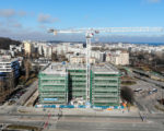 Uroczystość zawieszenia wiechy na budynku K2 w Gdyni